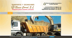 Desktop Screenshot of excavacionesblancocorral.com